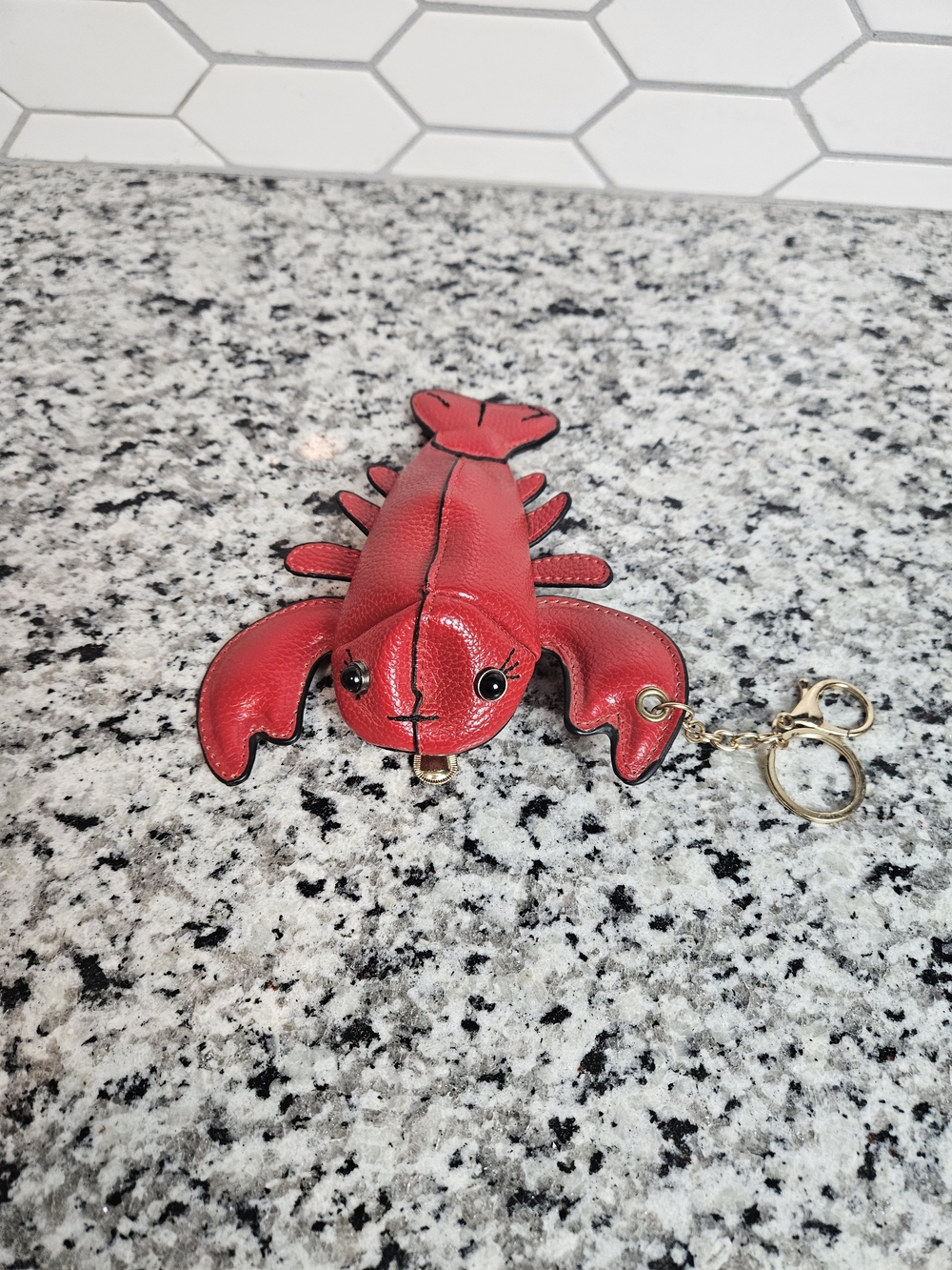 Red Lobster Fish Keychain Accessory - Picture 2 of 6